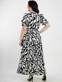 Vestido longo Crepe na internet