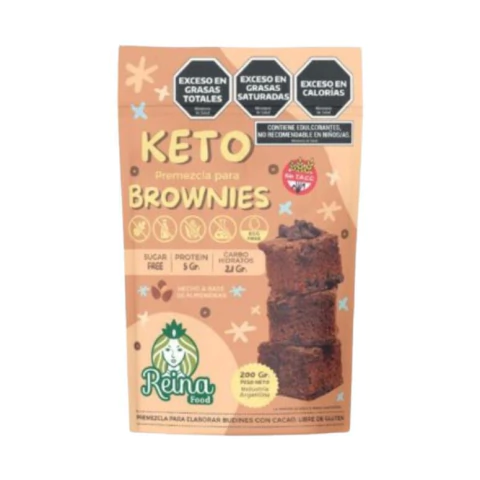 Premezcla keto para brownies Reina Food -200gr - comprar online