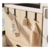 Perchero Colgante para Puerta Acero Negro - comprar online