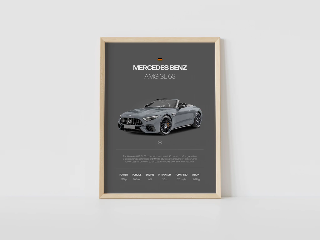 Cuadro Mercedes Benz AMG SL 63