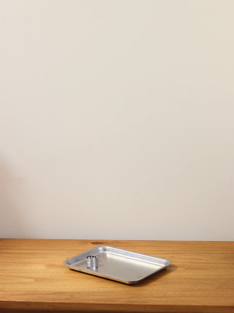 Bandeja Rectangular Retro · Acero Inoxidable