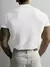 Primavera verão elástico confortável camiseta masculina pequena gola alta lis - comprar online