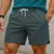 Imagem do Shorts de corrida branco verão ginásio roupas esportivas dos homens jogging es