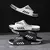 Imagem do Moda masculina chinelos pvc sola macia relaxante slides casuais ao ar livre prai
