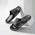 Moda masculina chinelos pvc sola macia relaxante slides casuais ao ar livre prai