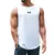 Verão masculino ginásio tanque superior roupas de treinamento de fitness de secagem rápida solto musculação sem mangas camisa masculina moda colete de basquete - loja online