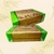 Sabonete artesanal glicerinado da Pryonature Bamboo verde com embalagem de papel Kraft e ilustração de uma flor de lótus