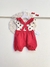 Conjunto de overol Minnie en internet