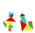Livro Quebra-Cabeça Magnético – Tangram de Madeira com Formas Geométricas na internet