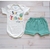 Conjunto Body e Short Tapa Fralda Suedine Premium Algodão