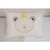 TRAVESSEIRO BEBÊ LISO COM BORDADO GRANDE PAPI TOYS 28cm x 38cm na internet