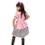 Vestido de Festa Junina Infantil Menina Luxo Caipira Xadrez Rosa na internet
