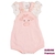 Conjunto Verão Bebê Menina Jardineira e Body Suedine Premium - comprar online