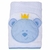 Imagem do Toalha de Banho Bebê Papi Soft Premium com Capuz Bordado Infantil 80 x 80cm