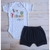 Conjunto Body e Short Tapa Fralda Suedine Premium Algodão - GIGI & DAN