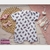 Roupa de Bebê Menina Macacão Curto Estampado Suedine Premium - GIGI & DAN