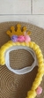 Tiara Princesa Disney Rapunzel Trança Decorada na internet