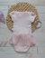 Imagem do Body Bebê Suedine Premium Bordado Princesa com saia de tule