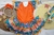 Vestido Infantil Festa Junina Caipira Quadrilha da Roça e Tiara - comprar online