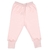 Culote Mijão Calça Bebê Pé Reversível Suedine Premium Rosa