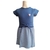Vestido Infantil Menina Verão Listrado Algodão