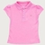 Camisa Polo Infantil Feminina Suedine Premium Gola Reforçada