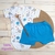 Conjunto Bebê body e Short tapa Fralda Suedine Premium Algodão - comprar online