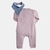 Macacão Longo Bebê Menina Estampado Zíper Suedine Premium - comprar online