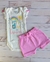 Conjunto Bebê Menina Body MC Lindo dia E Short Com Laço - comprar online