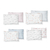 Fronha para travesseiro de bebê estampada 100% algodão com 2 unidades papi Baby 40 x 28cm - GIGI & DAN