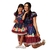 Vestido Infantil Festa Junina Menina Luxo Marinho Betinha na internet