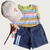 Conjunto Infantil Menino Verão Camiseta e Short em Malha - GIGI & DAN
