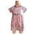 Vestido Infantil Menina Verão Barra Estampado Algodão