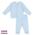 Roupa de bebê Pagão Casaco e Calça Culote Suedine Azul - GIGI & DAN