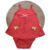 Vestido Body Bebê Regata Bordado Suedine Vermelho