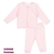Roupa de bebê Pagão Casaco e Calça Culote Suedine Rosa - comprar online