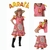 Vestido Infantil Festa Junina Menina Luxo Xadrez Vermelho - comprar online