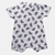 Roupa de Bebê Menina Macacão Curto Estampado Suedine Premium - comprar online