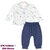 Conjunto Bebê Menina Casaco estampado e Calça Quentinha - comprar online
