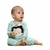 Conjunto Bebê Jardineira Longa Bordado Macaquinho
