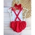 Fantasia Natal Papai Noel Bebê Romper com Tiara e Gorro na internet