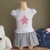 Vestido Infantil Menina Verão Malha e Tecido Listrado