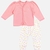 Conjunto de Bebê Casaco Liso e Calça Estampada Suedine Premium - comprar online