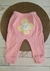 Calça Culote Bebê Menina Suedine Algodão Bordada Florzinha - comprar online