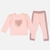 Conjunto Infantil Menina Blusa Manga Longa e Calça Moleton