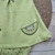 Vestido Body Bebê Regata Bordado Suedine Verde - GIGI & DAN