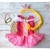 Fantasia Luxo Bebê Mesversário Princesa Disney Aurora trança