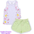 Conjunto Infantil Menina Regata e Short Suedine Algodão Frutinhas - GIGI & DAN