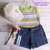 Conjunto Infantil Menino Verão Camiseta e Short em Malha na internet
