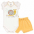 Conjunto Bebê Menina Body MC Sou uma Fofura E Short Com Laço